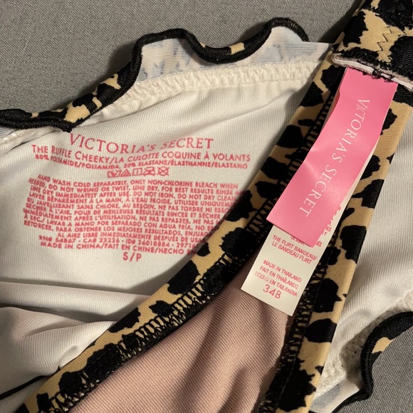 Victoria’s Secret leopard cheetah bikini. S, 34B - Picture 3 of 4